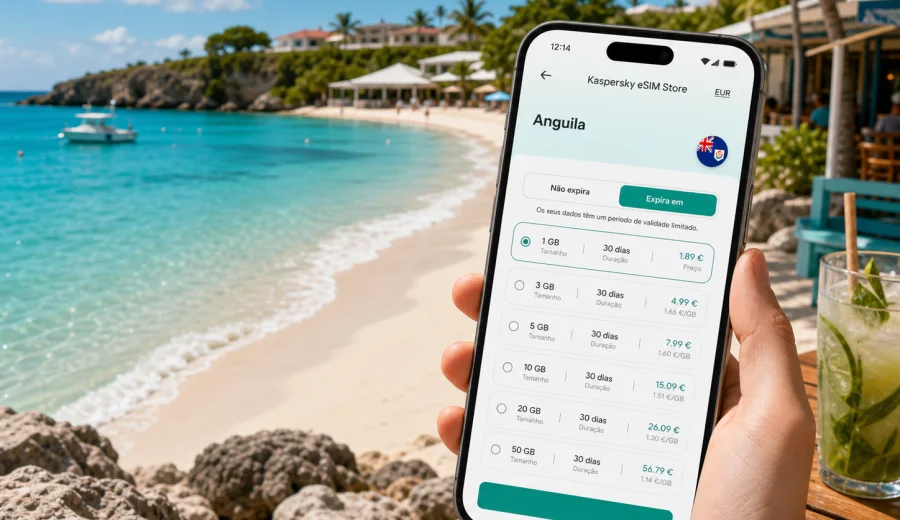 eSIM em Rendezvous Bay: internet em Anguila