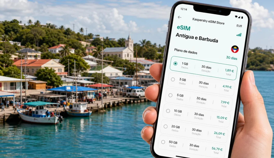 eSIM em Parham: internet móvel na viagem