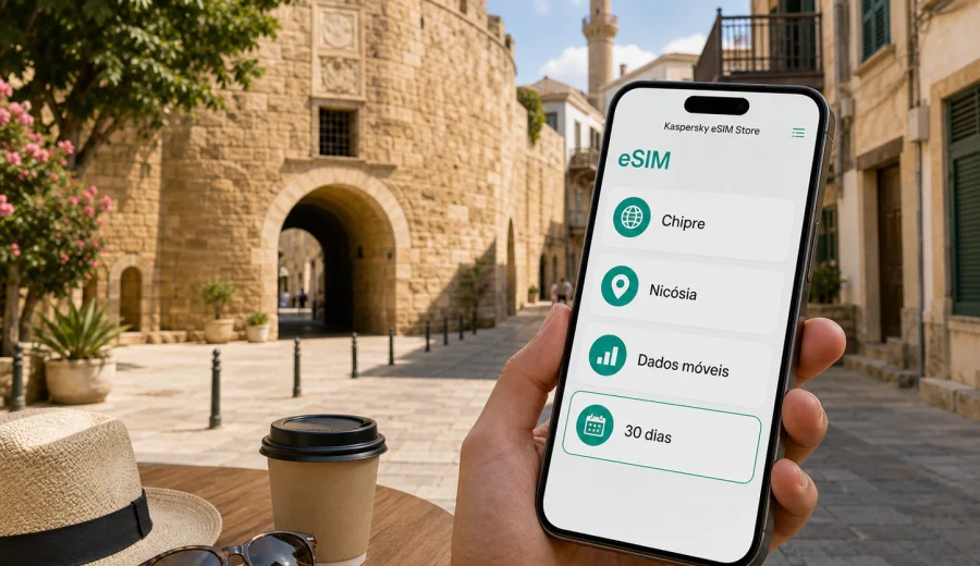 eSIM em Nicósia: internet móvel em Chipre