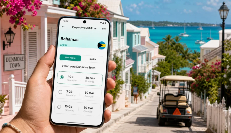 Dunmore Town eSIM: internet móvel para viagem