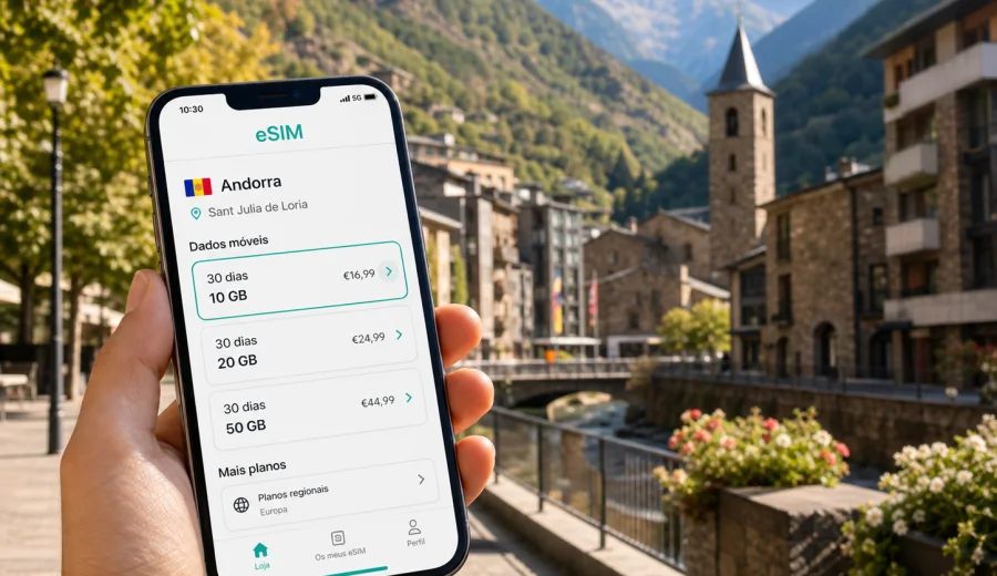 Sant Julia de Loria eSIM: internet em viagem