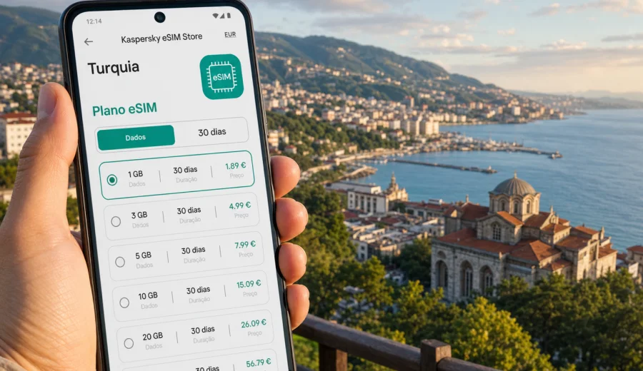 eSIM em Trabzon: internet móvel para viajar