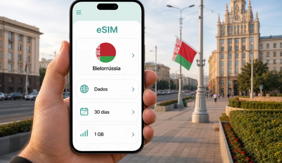 eSIM para Bielorrússia: internet móvel