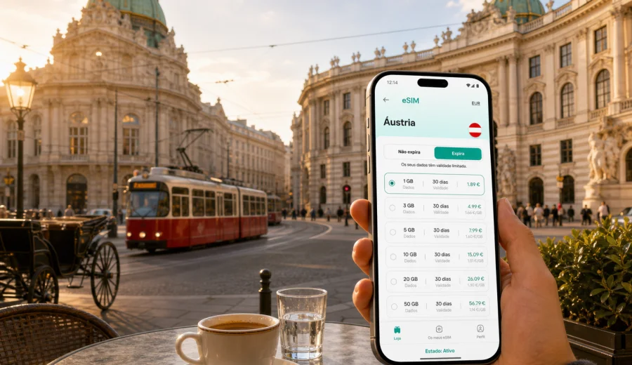 eSIM em Viena: internet móvel para viajar