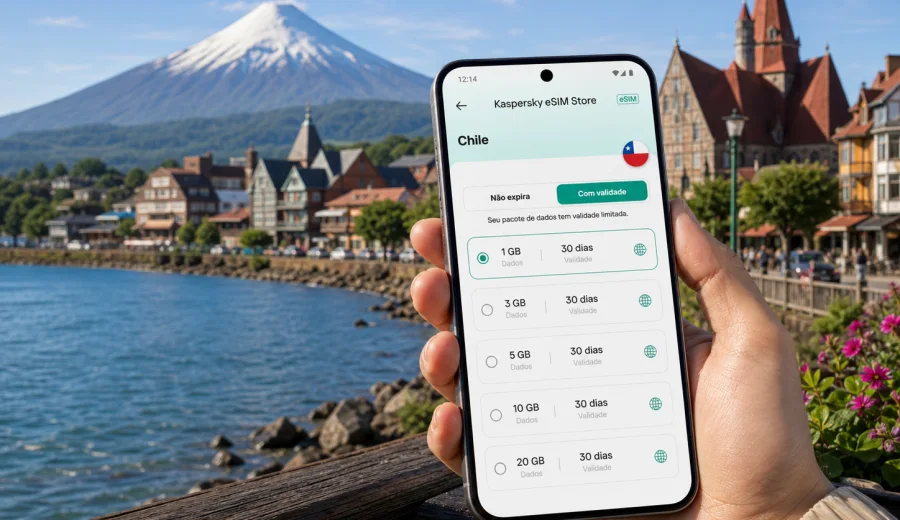 Puerto Varas eSIM: internet móvel no Chile