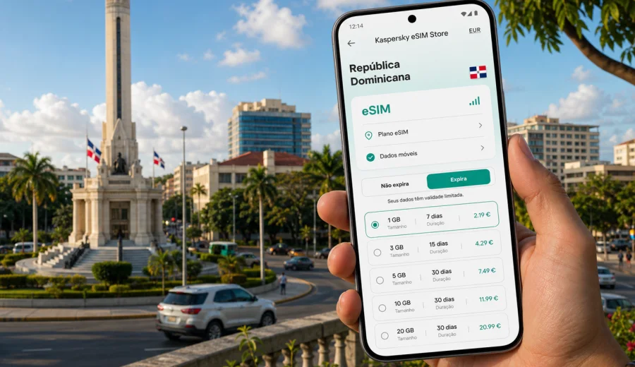 eSIM em Santiago de los Caballeros: internet móvel