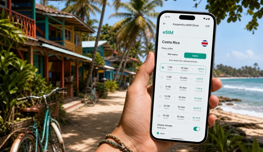 eSIM em Puerto Viejo: internet e conexão móvel