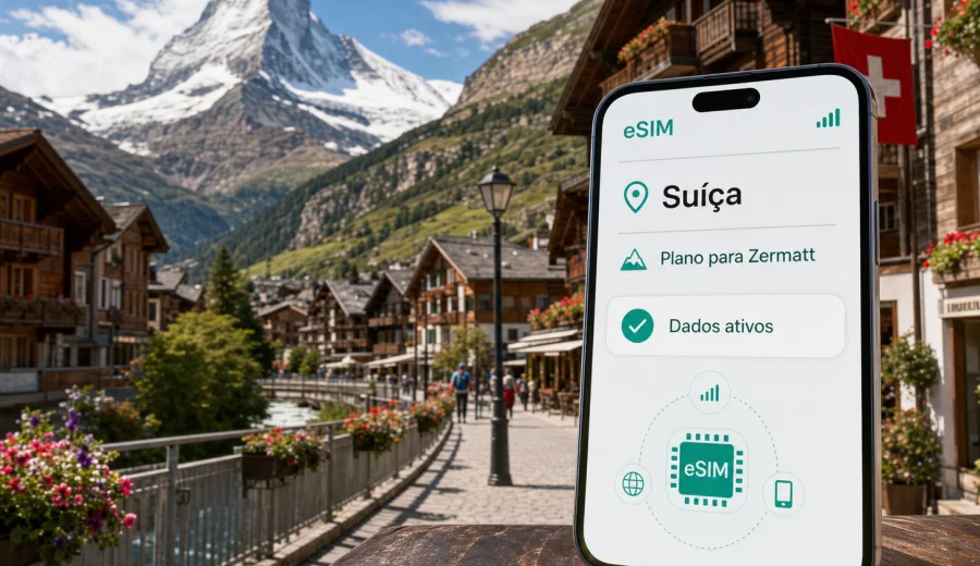 Zermatt eSIM: internet móvel na viagem