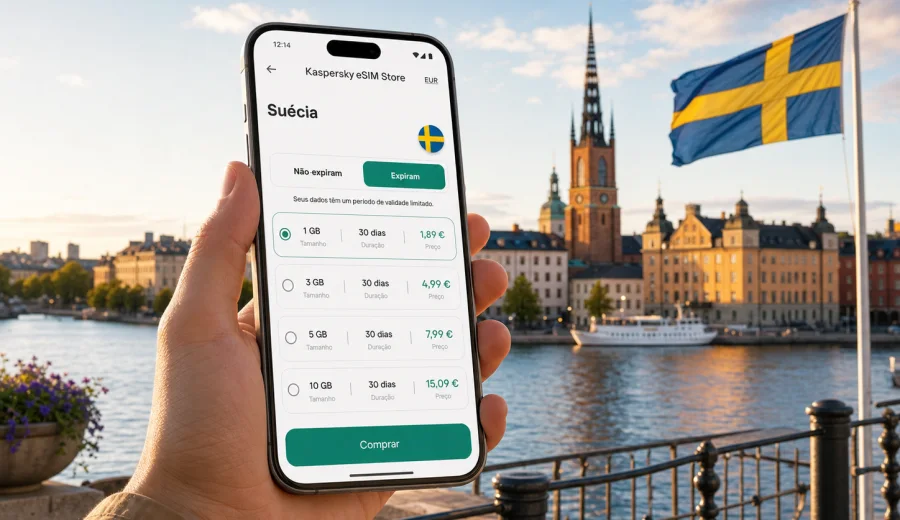 eSIM na Suécia: internet móvel para viajar