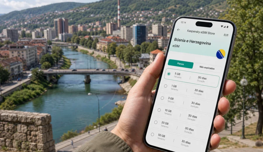 eSIM em Zenica: internet móvel para viagem