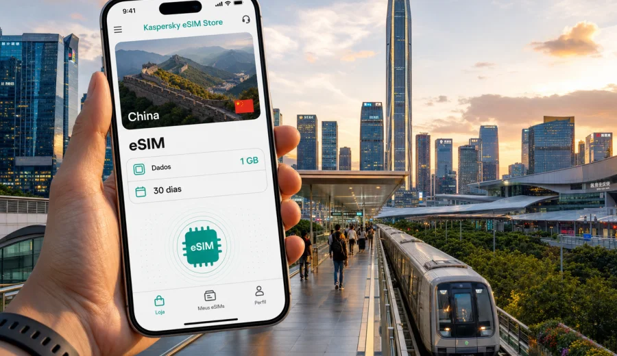 Shenzhen eSIM: internet móvel para viagem
