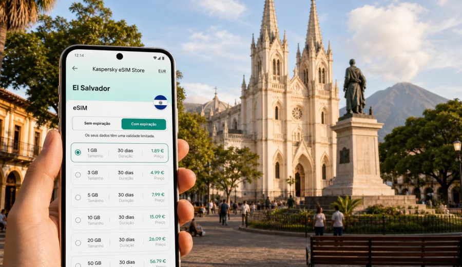 Santa Ana eSIM: internet móvel em Salvador