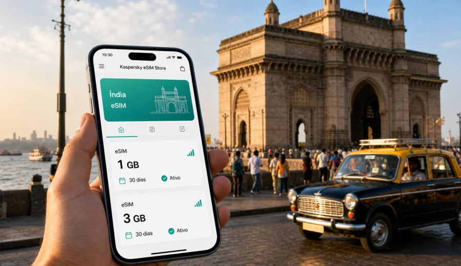 eSIM em Mumbai: internet móvel para viagem