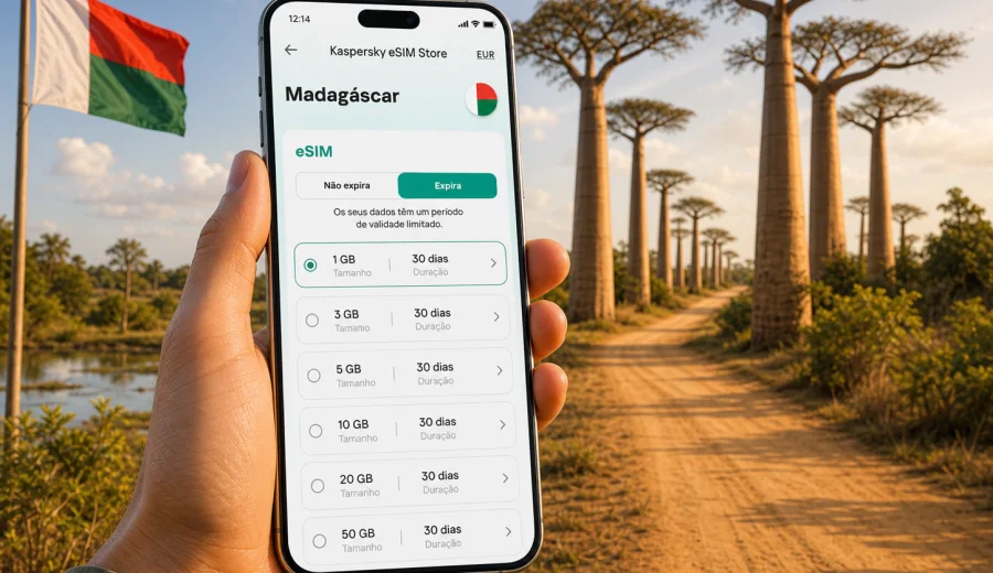 eSIM para Madagáscar: internet na viagem