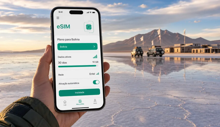 eSIM em Uyuni: internet e conexão móvel