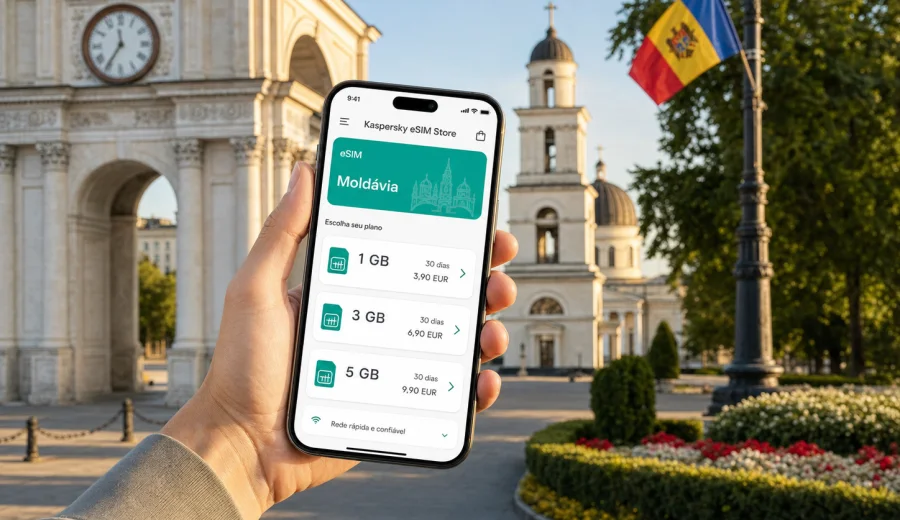 eSIM para Moldávia: internet na viagem
