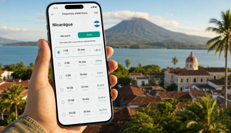 eSIM na Nicarágua: conexão móvel e internet