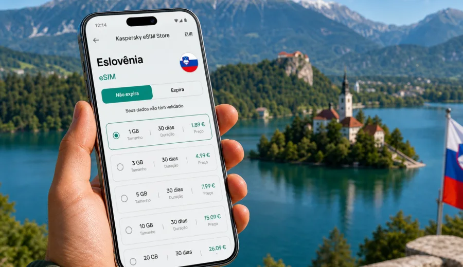 eSIM na Eslovênia: internet e conexão móvel
