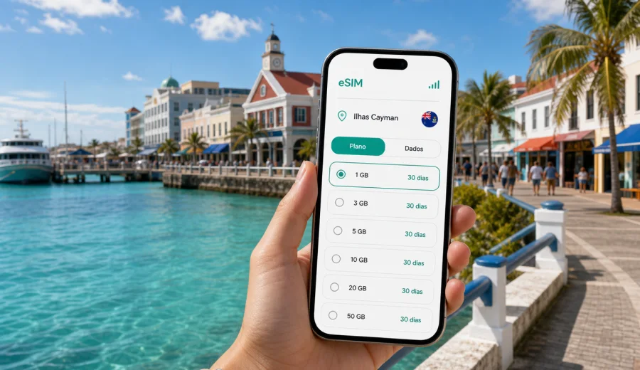 eSIM em George Town: internet para viagem