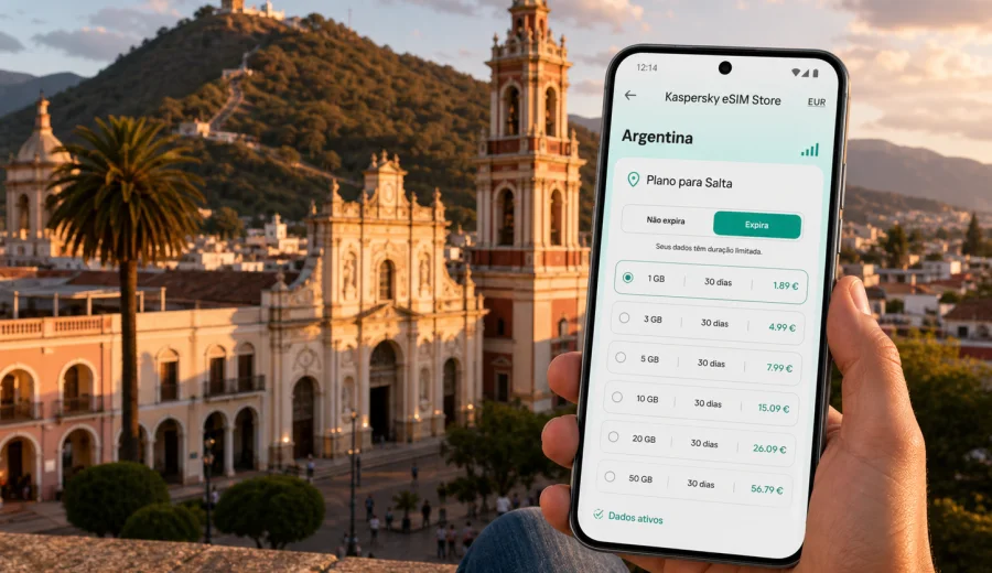 eSIM em Salta: internet móvel para viajar