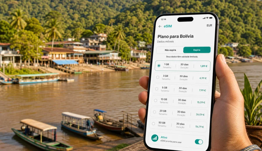 Rurrenabaque eSIM: internet móvel na viagem
