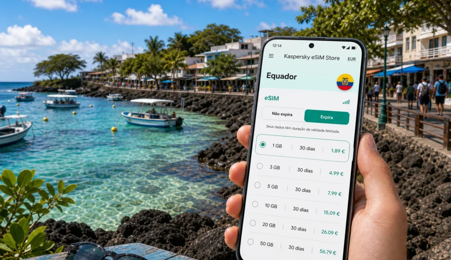 Puerto Ayora eSIM: internet móvel no Equador