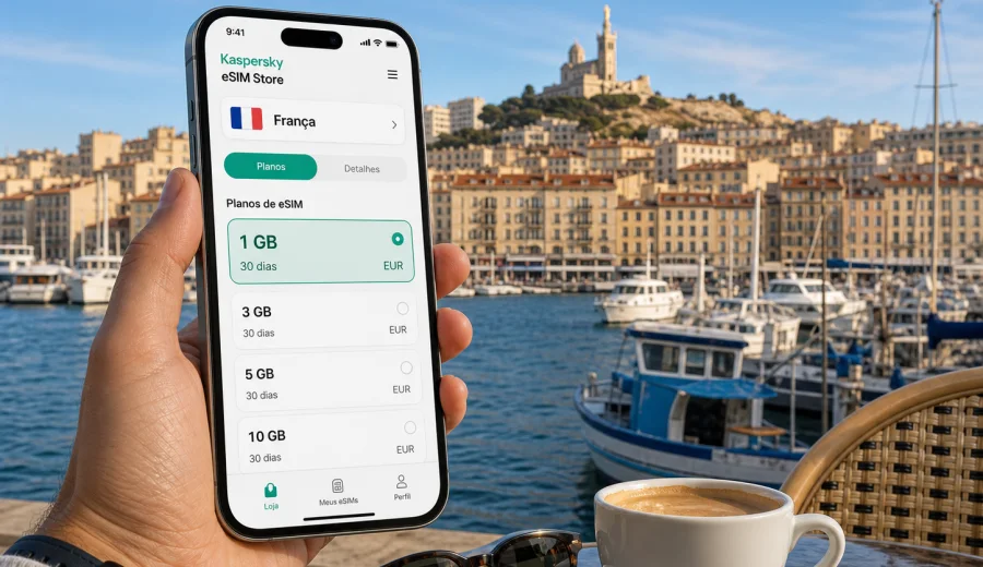 eSIM em Marselha: internet móvel na viagem