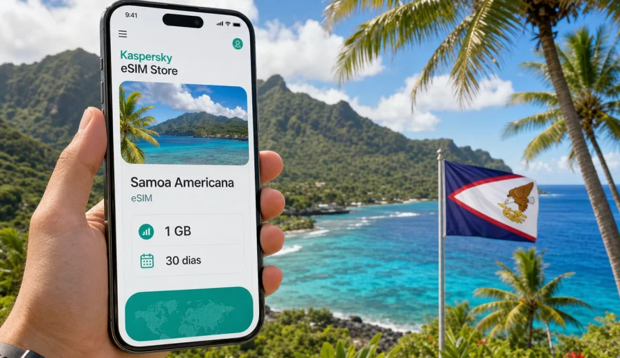 eSIM Samoa Americana: internet na viagem