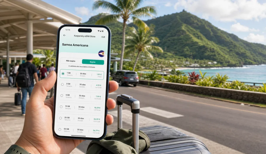 Tafuna eSIM: internet móvel para viajar
