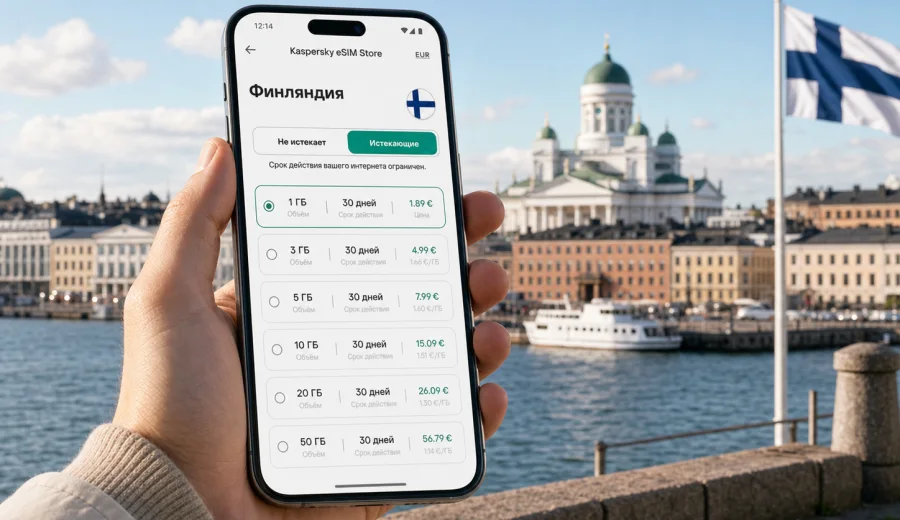 eSIM для Финляндии: связь и интернет