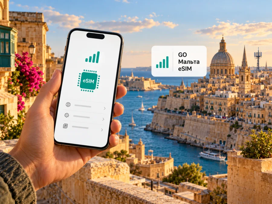 GO eSIM на Мальте: подключение и совместимость