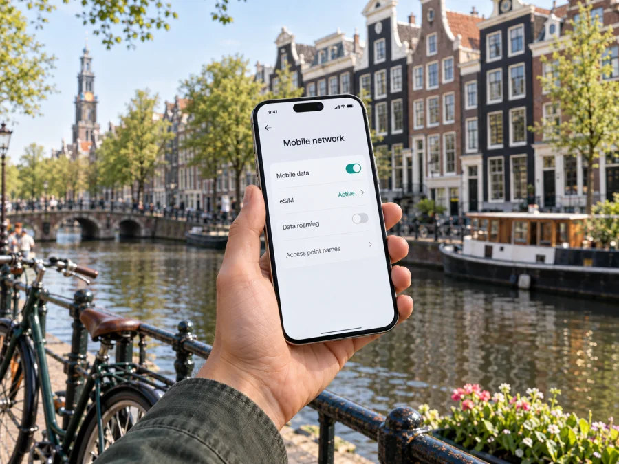 Vodafone eSIM в Нидерландах: подключение