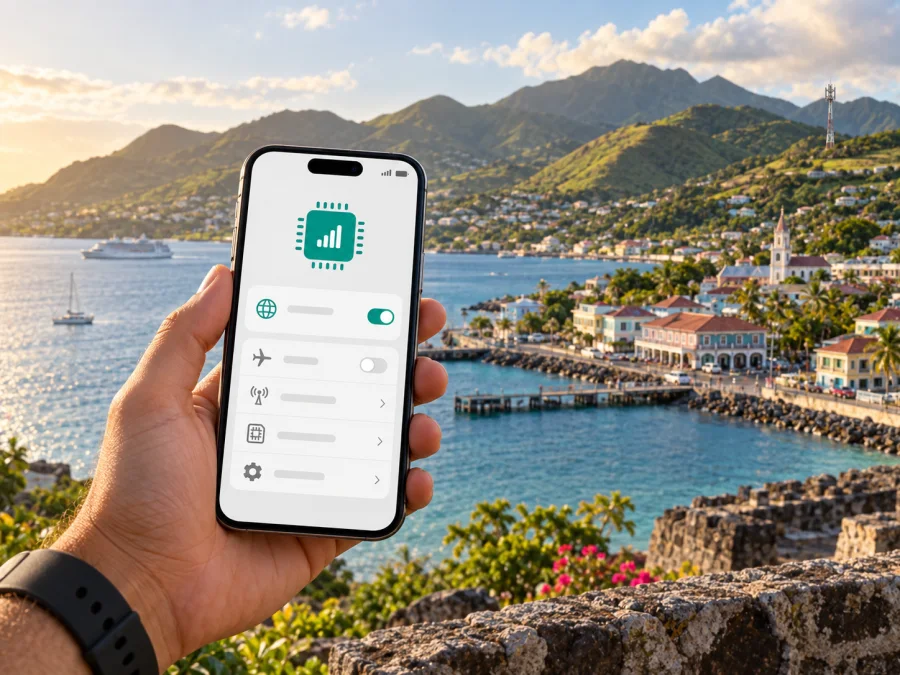 Digicel eSIM на Сент-Китсе и Невисе: подключение