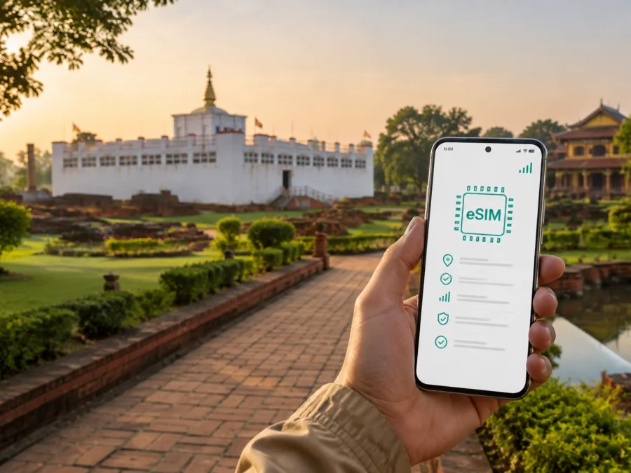 eSIM для Лумбини: интернет в поездке