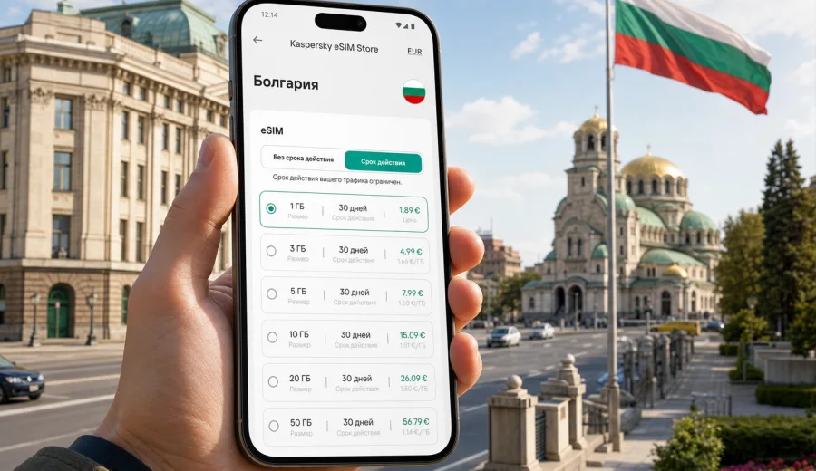 eSIM в Болгарии: связь и интернет в поездке