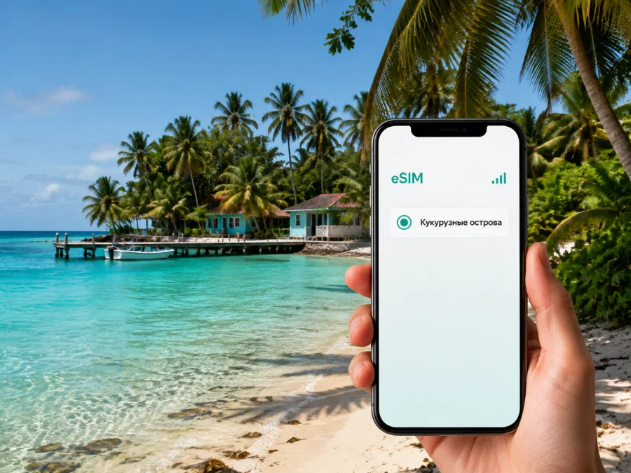 eSIM для Кукурузных островов — интернет в поездке
