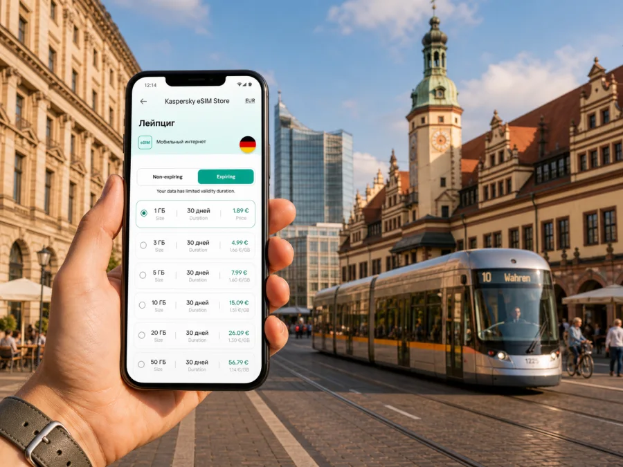 eSIM в Лейпциге: связь и интернет в поездке