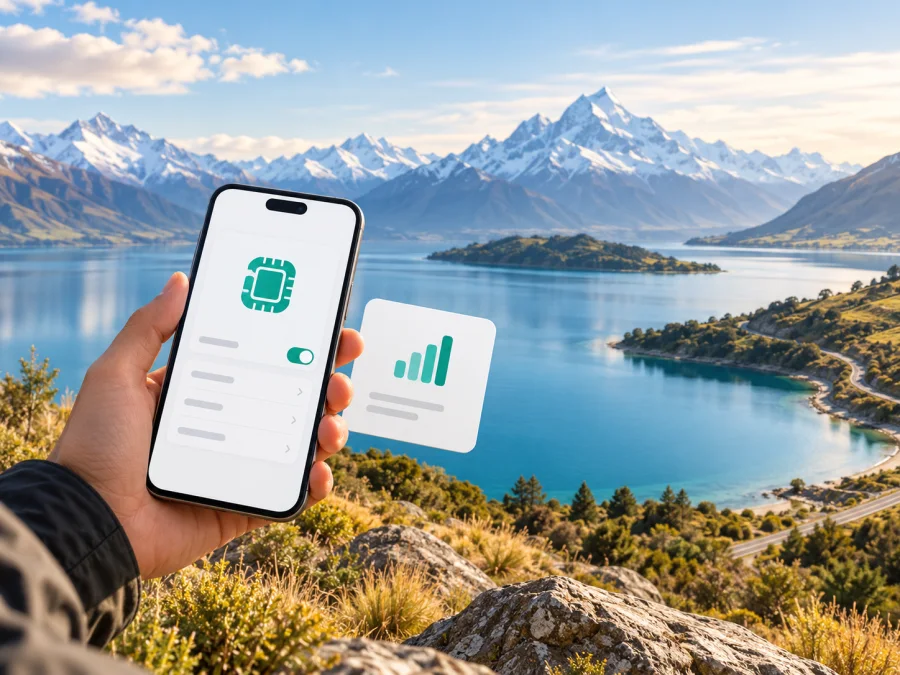 2degrees eSIM в Новой Зеландии: подключение