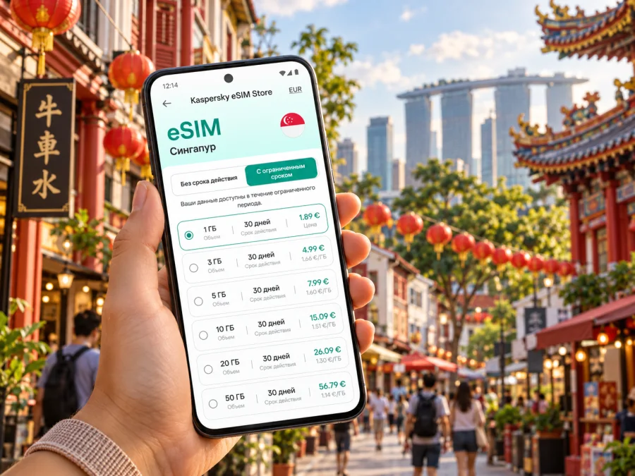 Чайнатаун в Сингапуре: eSIM и мобильный интернет