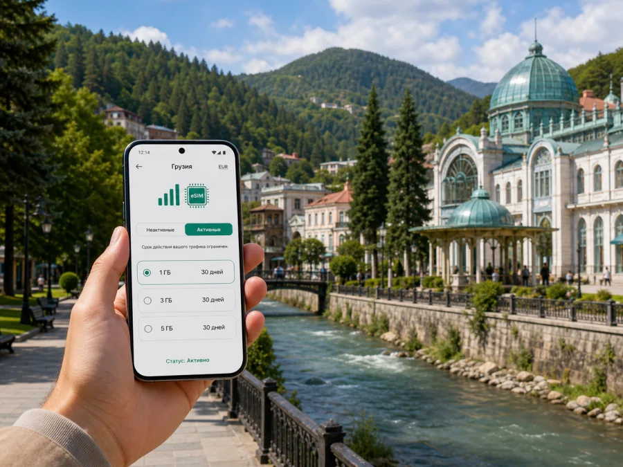 eSIM в Боржоми: мобильная связь и интернет