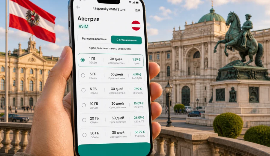 eSIM в Австрии: мобильная связь и интернет