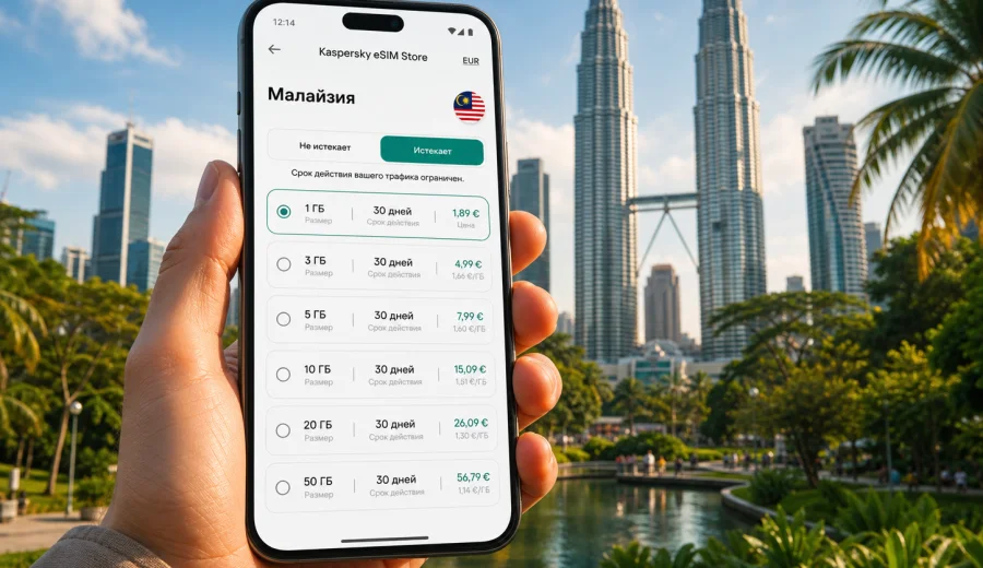 eSIM для Малайзии: мобильный интернет