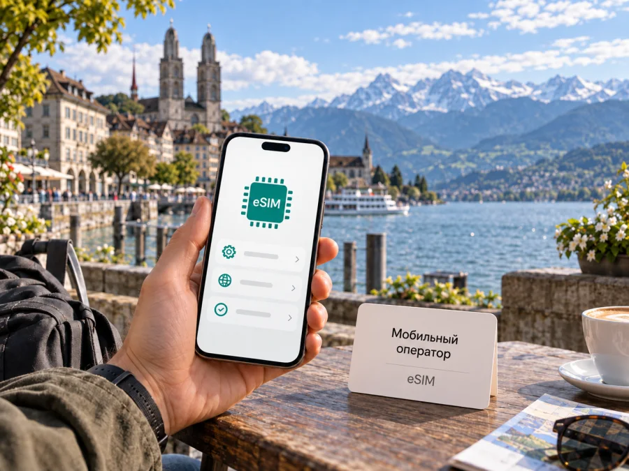 Swisscom eSIM в Швейцарии: подключение туристу