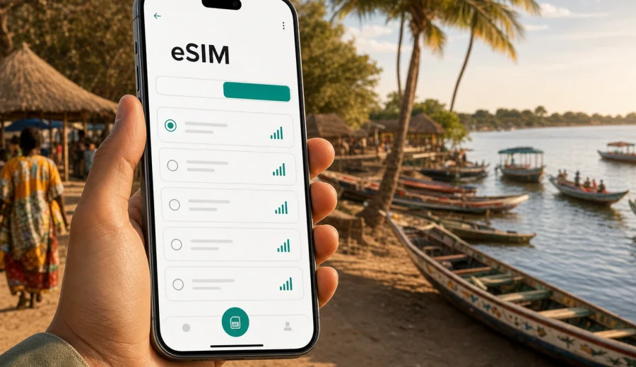 eSIM для Гамбии: связь и интернет