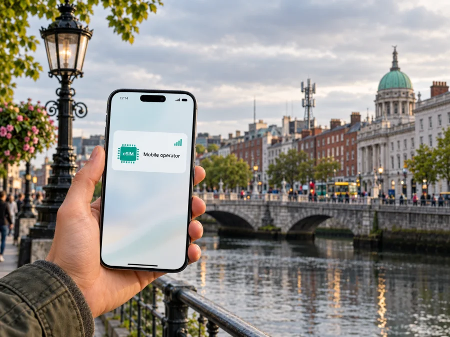 Vodafone eSIM в Ирландии: подключение для поездки