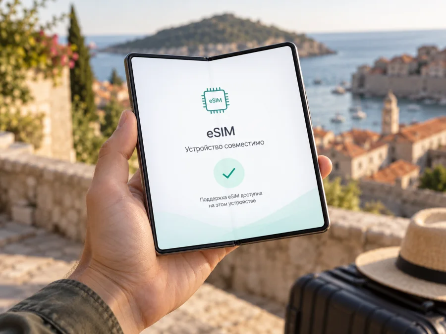 Samsung Galaxy Fold и eSIM: поддержка и настройка