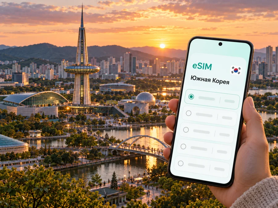 eSIM в Тэджоне: мобильный интернет в Южной Корее