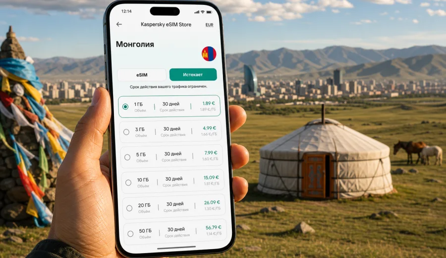 eSIM в Монголии: интернет для поездки
