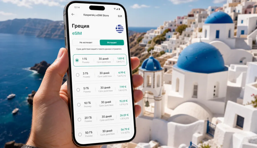 eSIM для Греции: мобильный интернет