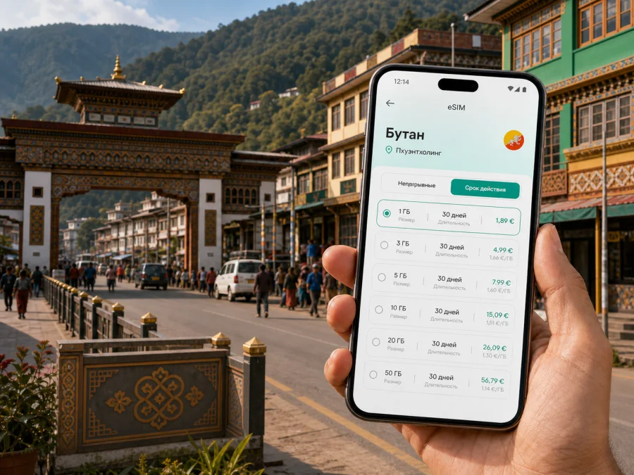 Пхуэнтхолинг eSIM: интернет в поездке